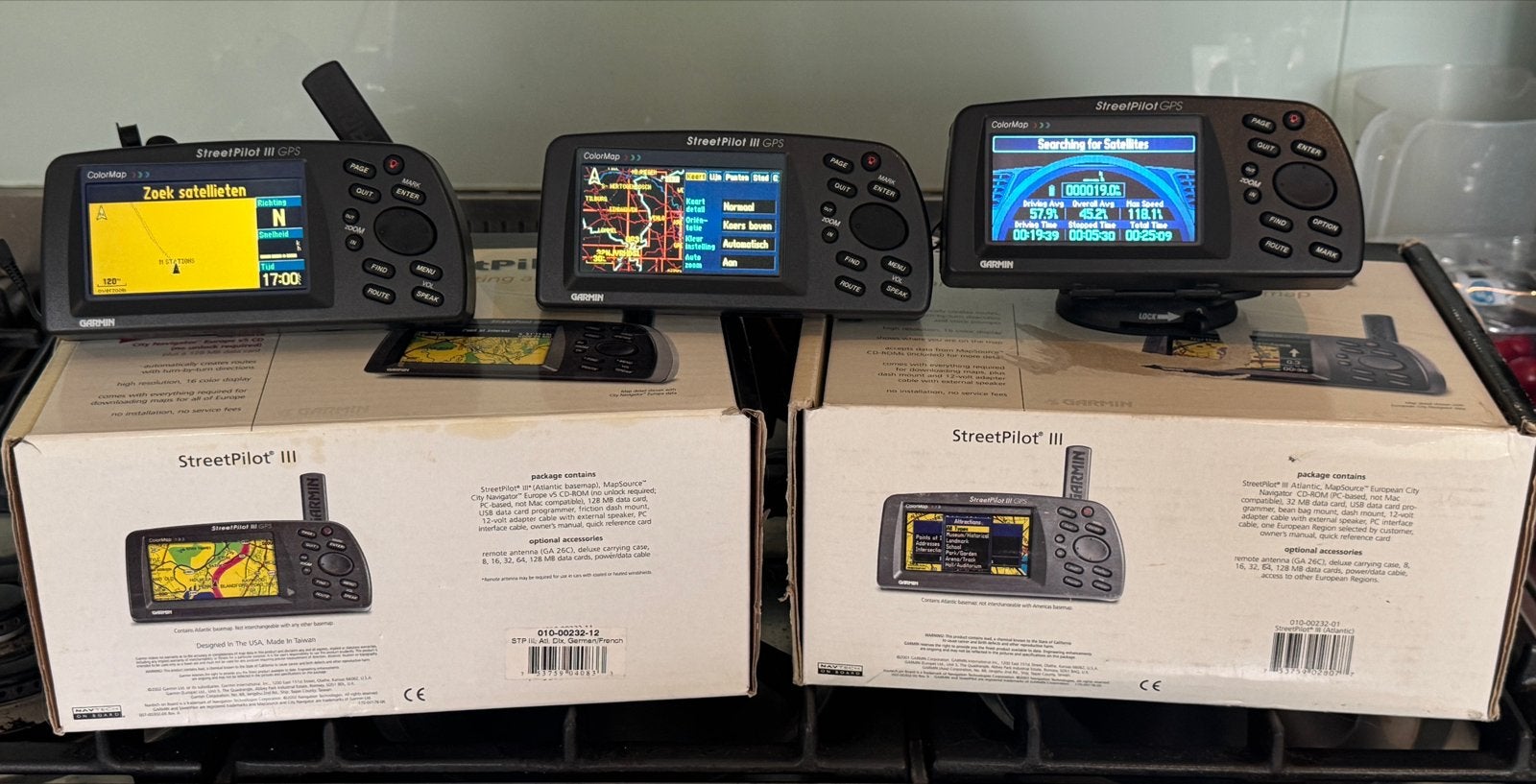 Garmin StreetPilot III en Streetpilot GPS navigatiesystemen, Verzenden, Gebruikt