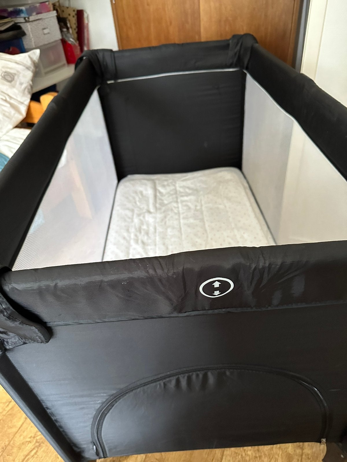 Campingbedje, Kinderen en Baby's, Babywiegjes en Ledikanten, Ophalen, Zo goed als nieuw, Ledikant