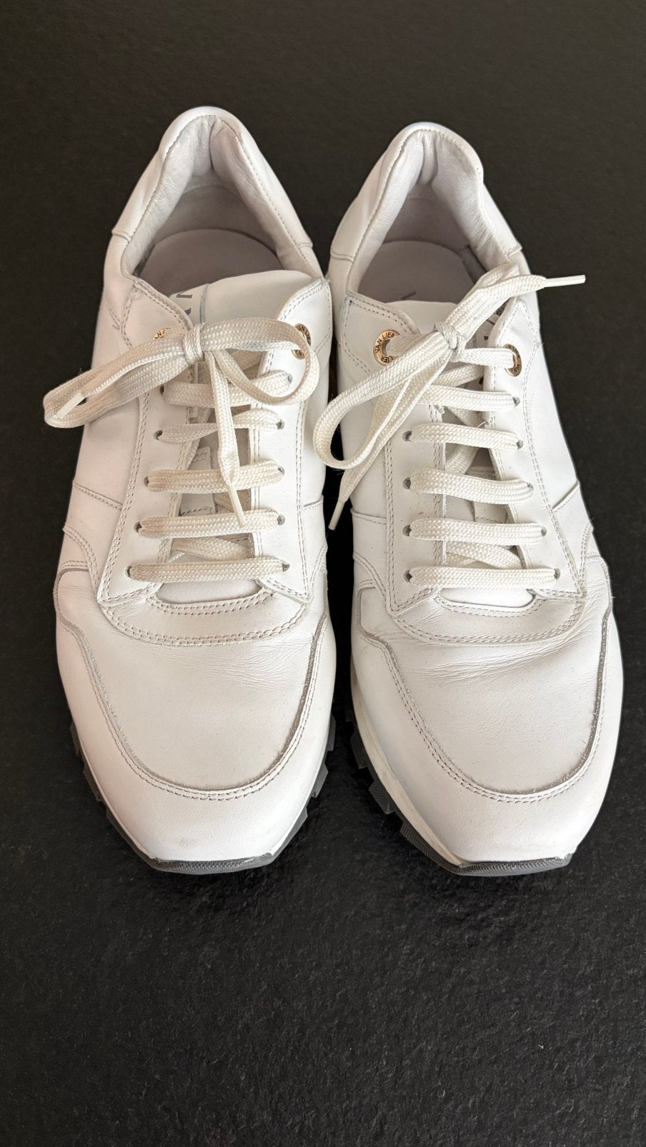 Heren sneakers Van Lier 43 wit, Kleding | Heren, Schoenen, Ophalen of Verzenden, Zo goed als nieuw, Wit
