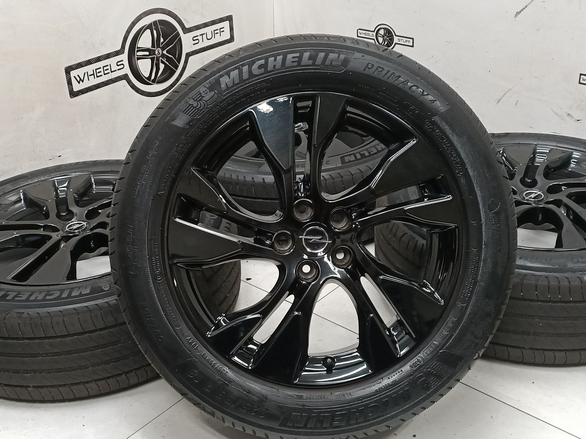 Opel Grandland x lichtmetaal velgen 18"inch 5x108, Gebruikt, -, -, Banden en Velgen
