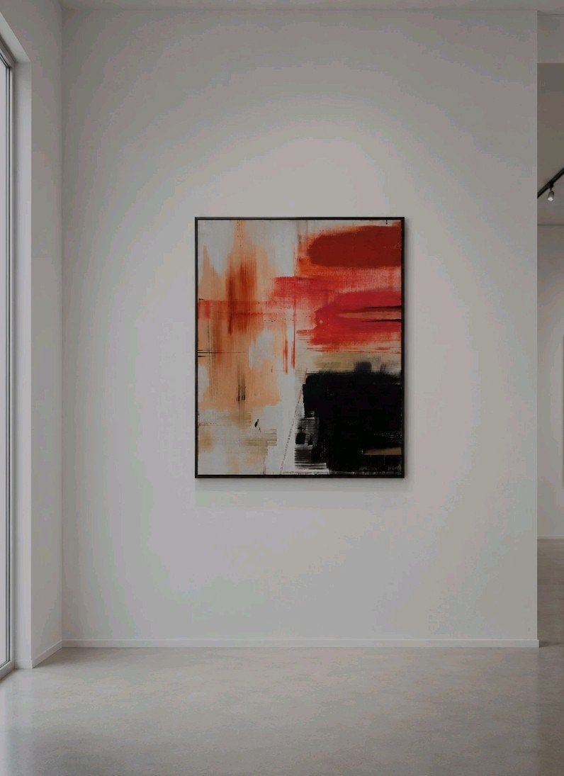 Schilderijen Modern Abstract Kunst, Ophalen of Verzenden, Overig onderwerp