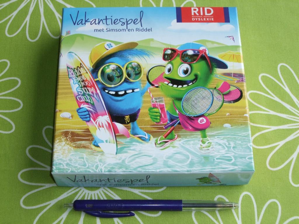 Simsom en Riddel vakantiespel  Regionaal Instituut Dyslexie, Een of twee spelers, Ophalen of Verzenden, Zo goed als nieuw