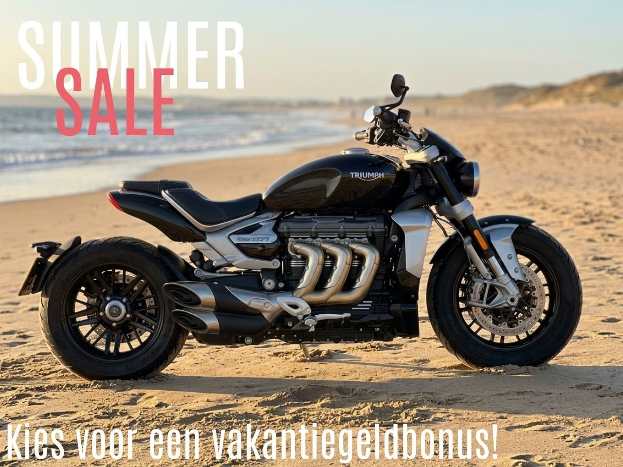 Triumph ROCKET 3 R (bj 2023), Chopper, Bedrijf, Meer dan 35 kW, 2458 cc