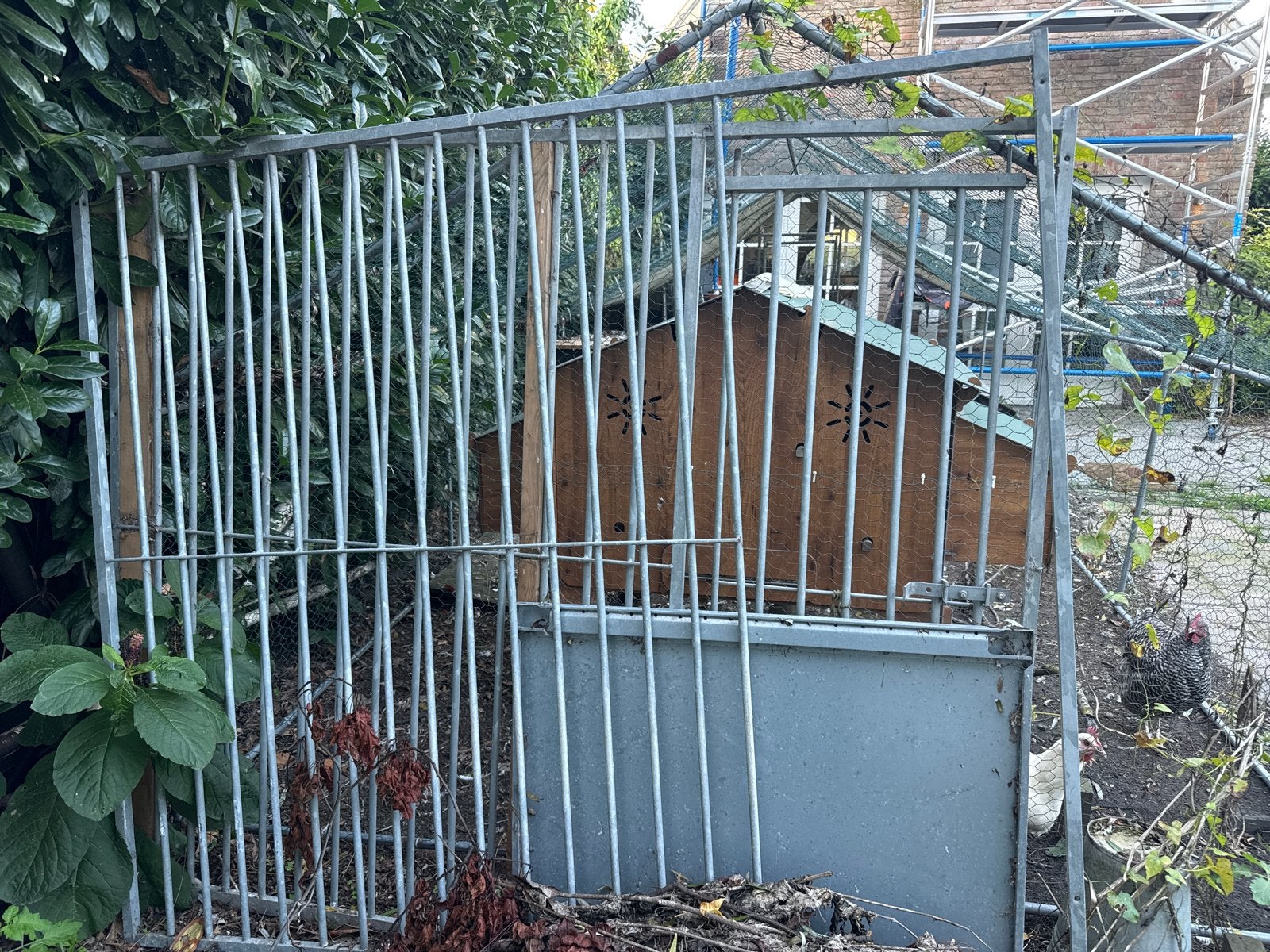 Twee delen van honden kennel, aluminium, Dieren en Toebehoren, Ophalen, Hondenkennel, 100 cm of meer, 110 cm of meer
