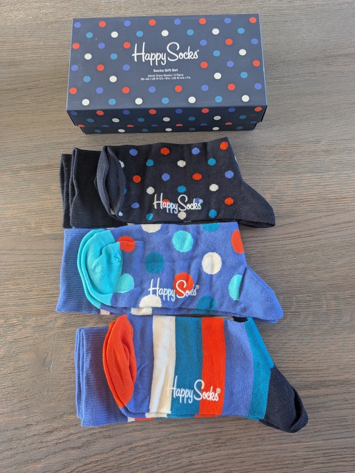 Happy Socks gift set 3 paar maat 36 - 40 (nieuw) 2, Ophalen of Verzenden, Nieuw, Sokken en Kniesokken