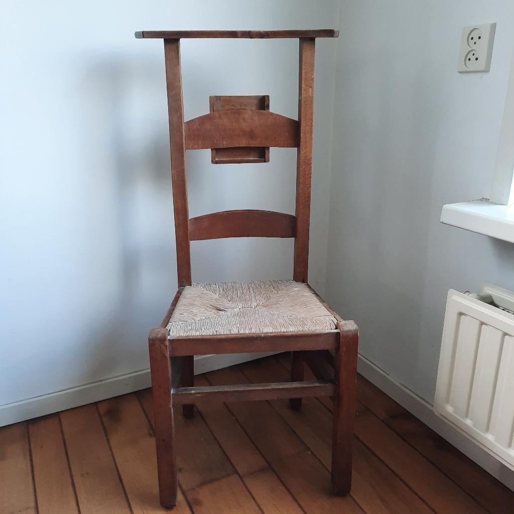 Bidstoel / kerkstoel, Antiek en Kunst, Antiek | Meubels | Stoelen en Banken, Ophalen