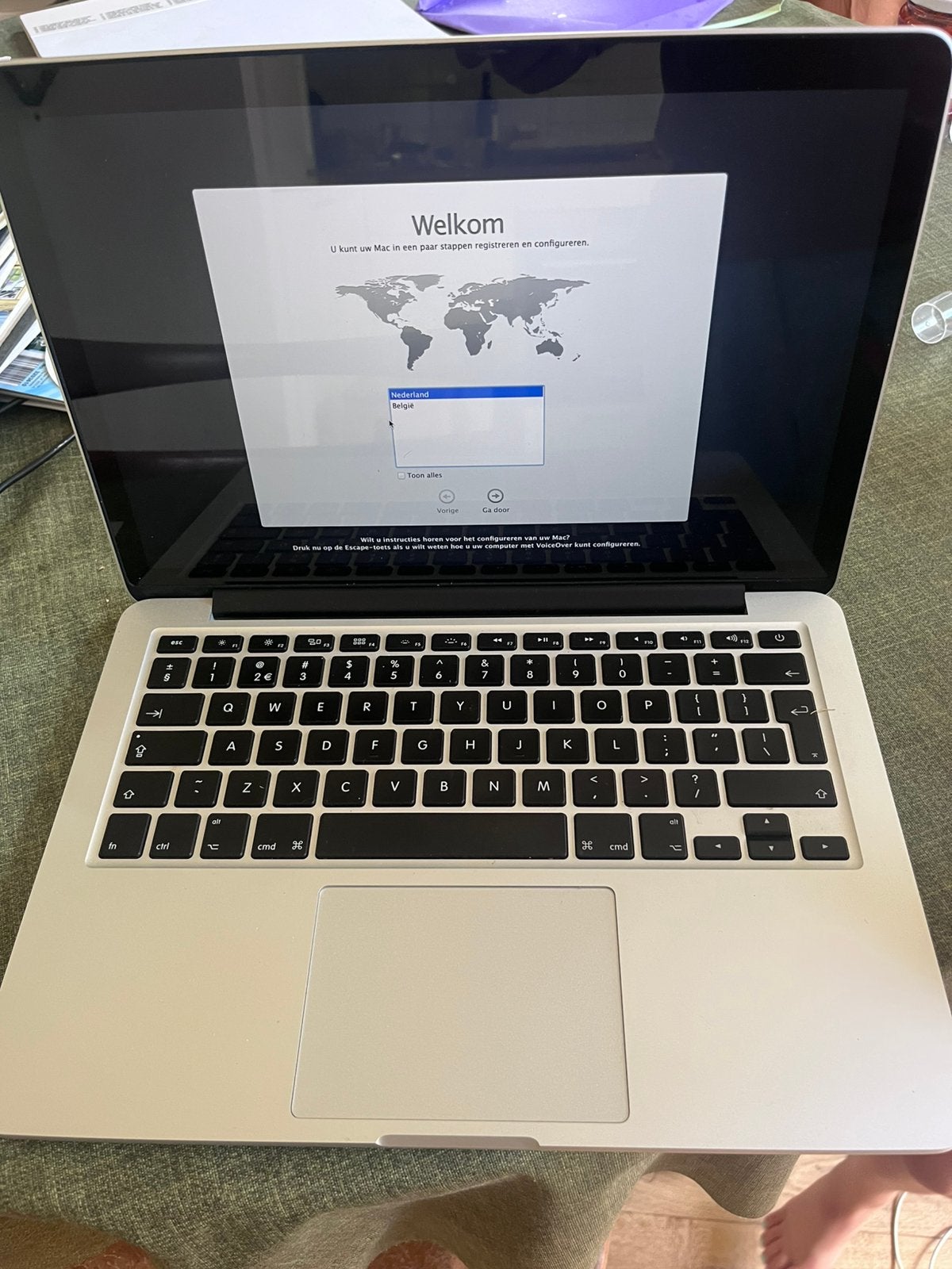 Macbook Pro 2015(?), Computers en Software, Apple Macbooks, Zo goed als nieuw, MacBook Pro, 13 inch, 2 tot 3 Ghz, Ophalen