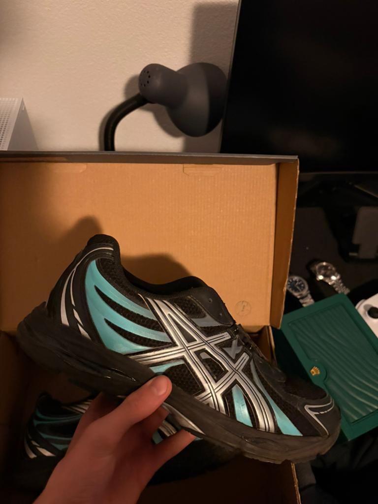 Asics gel nyc, Kleding | Heren, Schoenen, Blauw, Ophalen of Verzenden, Gedragen, Wandelschoenen of Bergschoenen