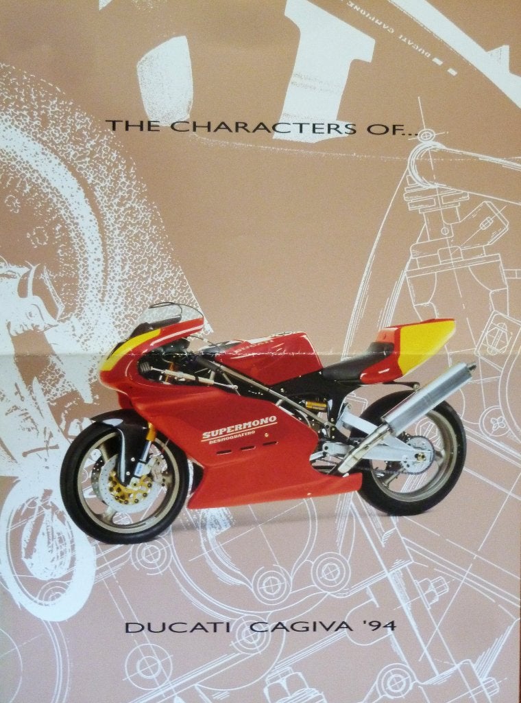 Folder DUCATI CAGIVA 1994, Ophalen of Verzenden, Ducati