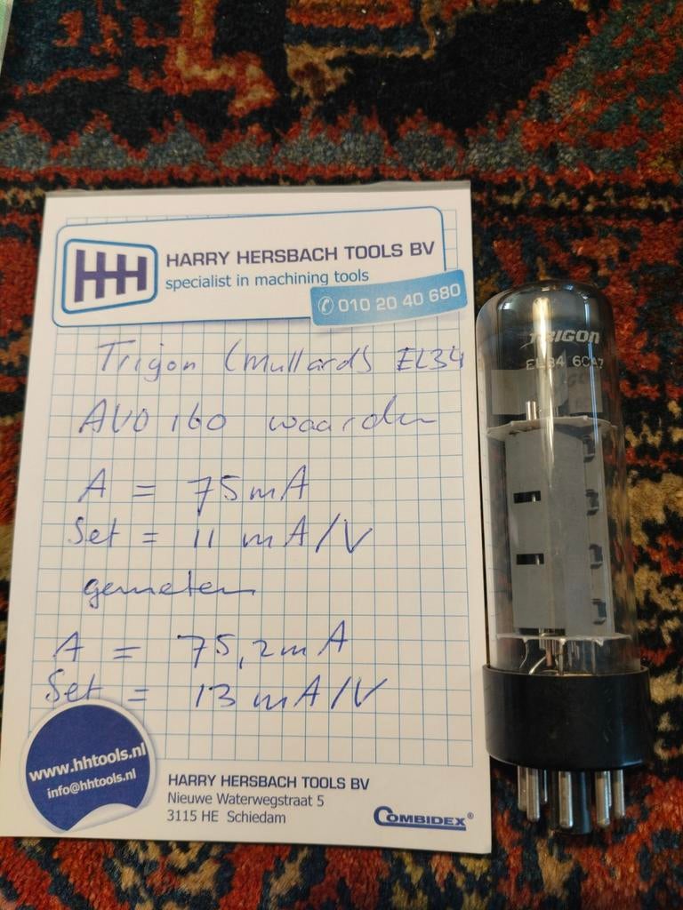 Trigon EL34 6CA7 radiobuis, Ophalen of Verzenden
