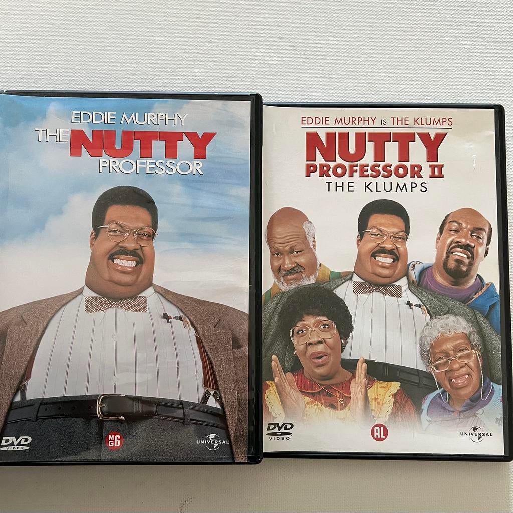 Nutty professor 1&2, Alle leeftijden, Verzenden, Zo goed als nieuw, Actiekomedie