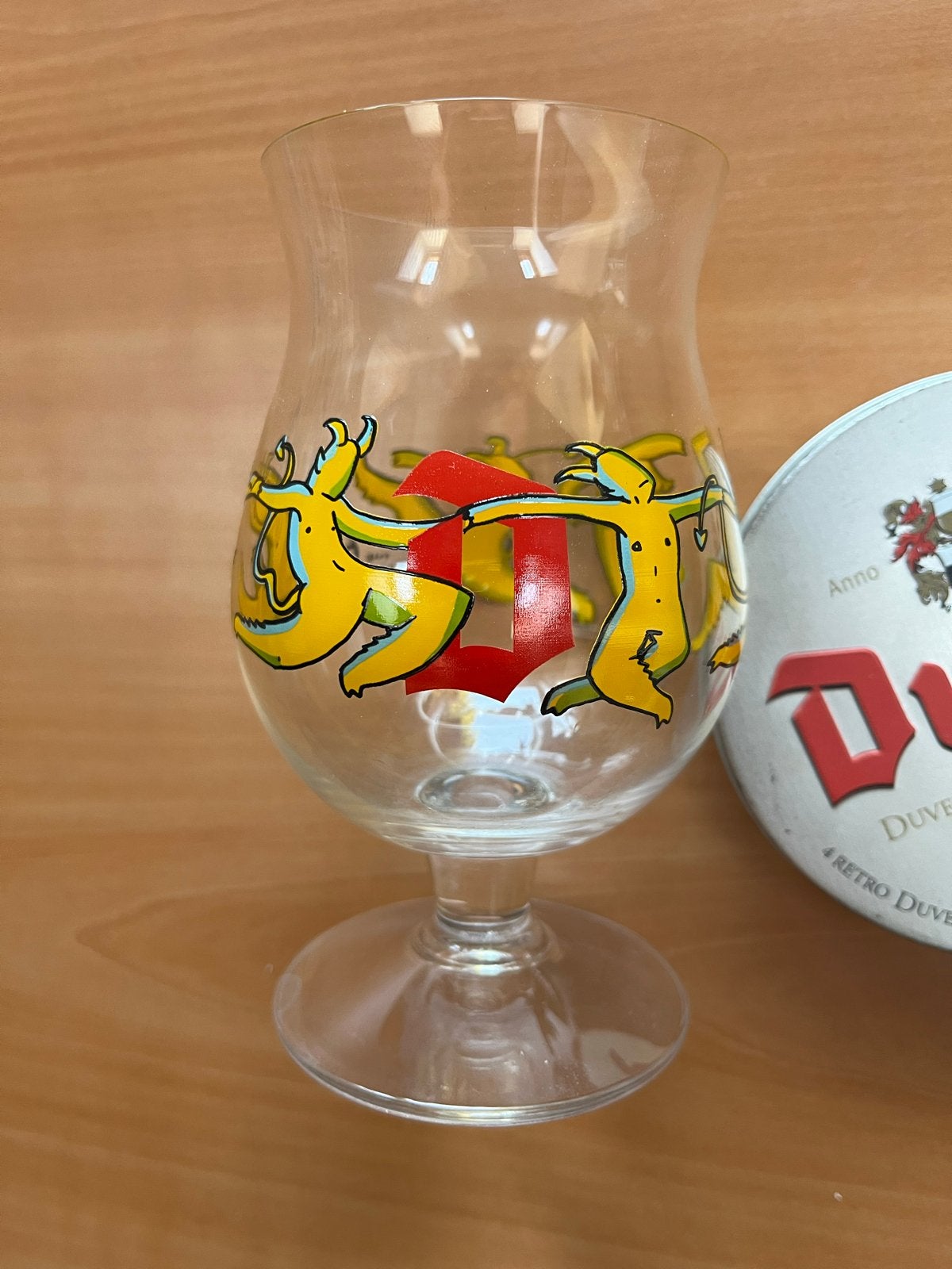 Duvel Bier Glas Tulpglas Bierglas Tulp, Ophalen of Verzenden, Nieuw, Glas of Glazen, Duvel