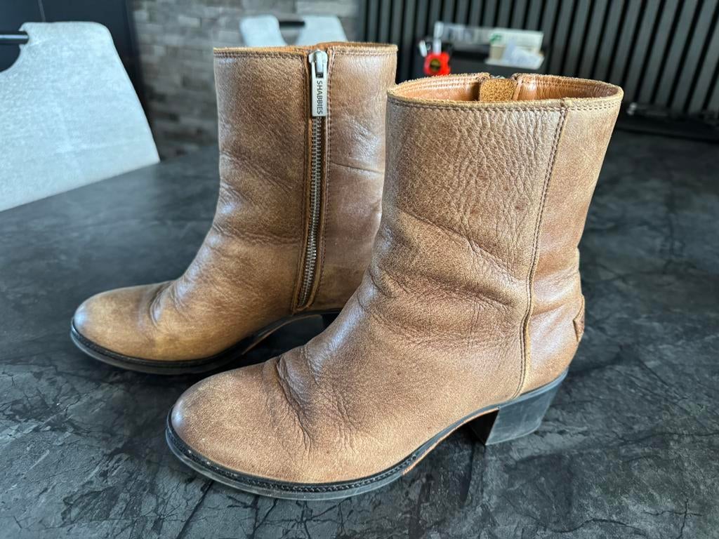Mooie Shabbies laarzen maat 38, Bruin, Lage of Enkellaarzen, Ophalen of Verzenden, Gedragen