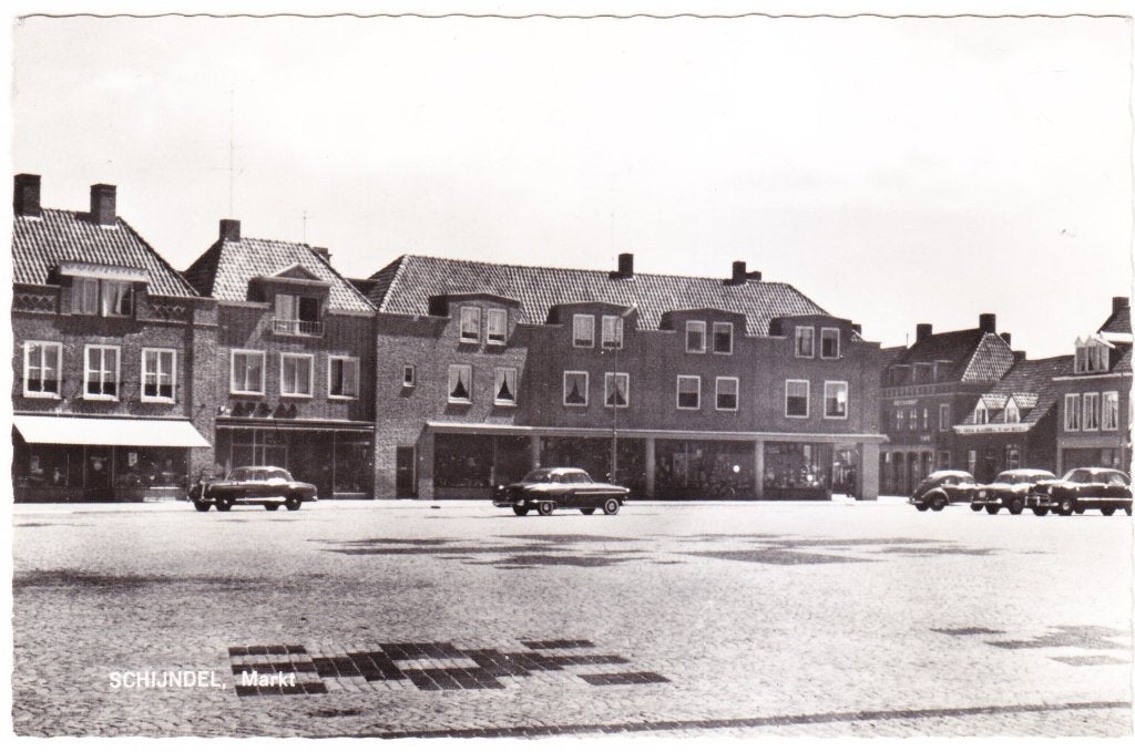 Schijndel - Markt, Verzenden, 1960 tot 1980, Ongelopen, Noord-Brabant