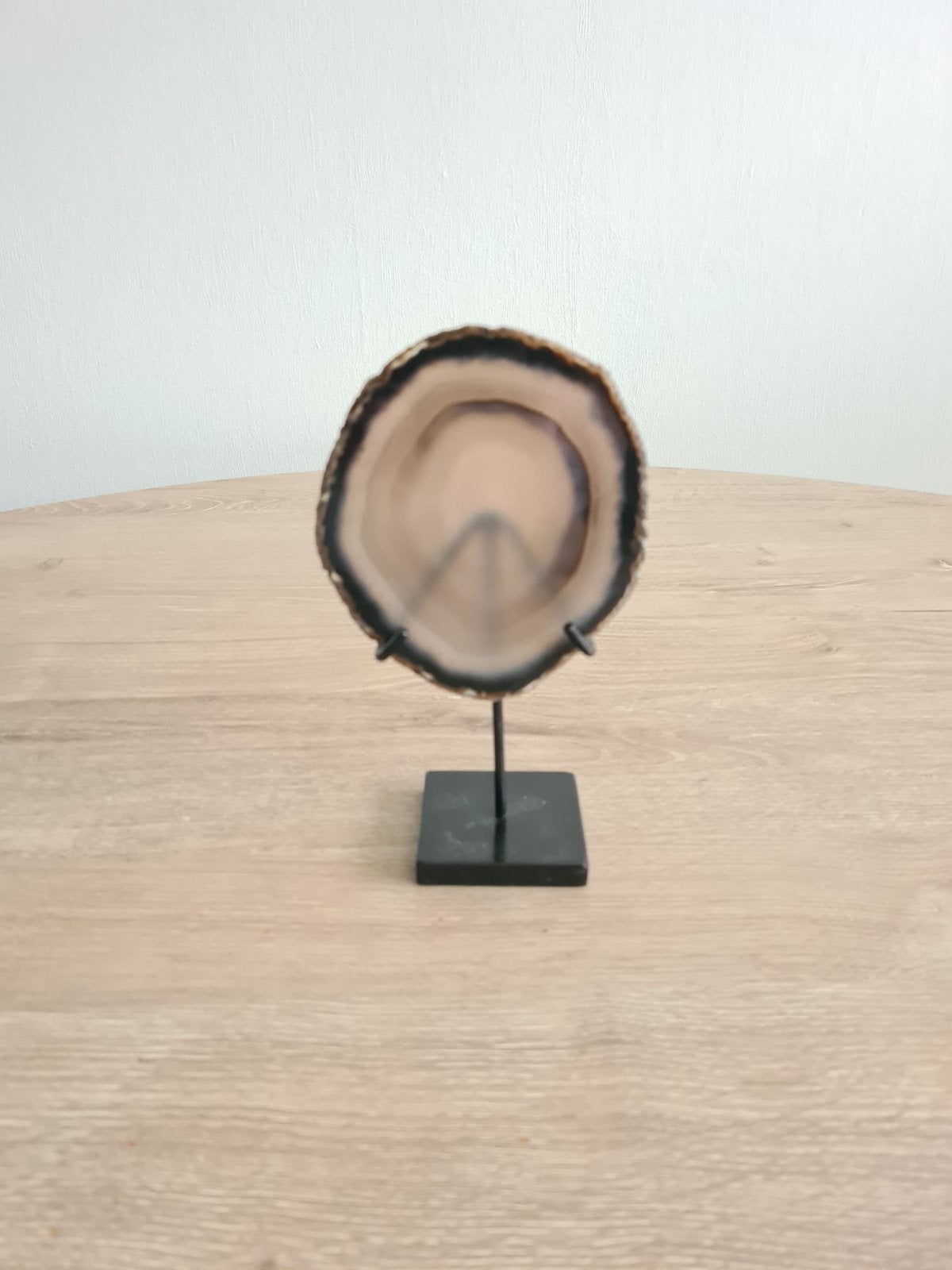 Te koop agaatschijf op voet, Ophalen of Verzenden