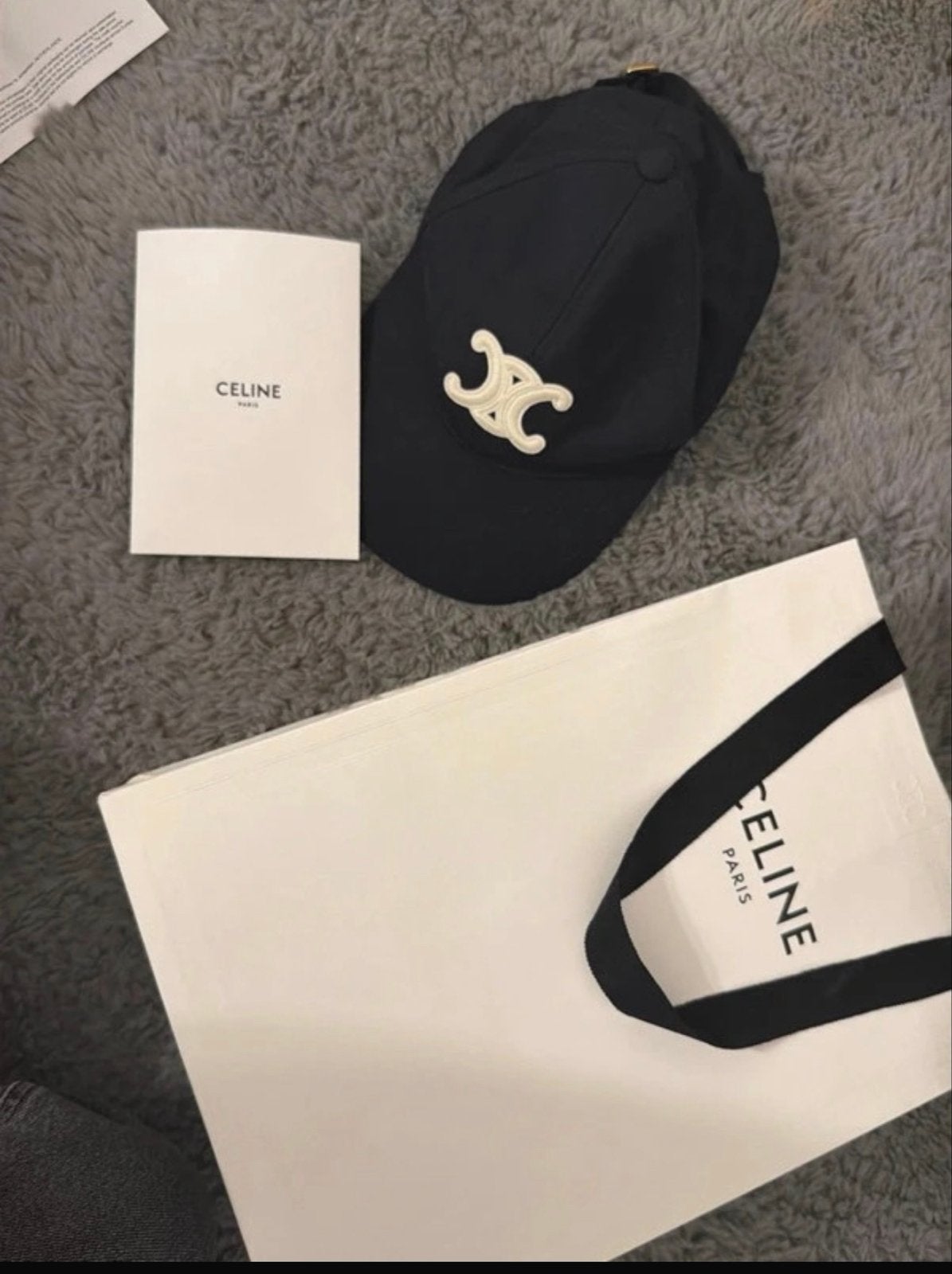 Celine Triomphe Baseballpet - Zwart (Nieuw), Kleding | Dames, Ophalen of Verzenden, Nieuw, One size fits all, Pet
