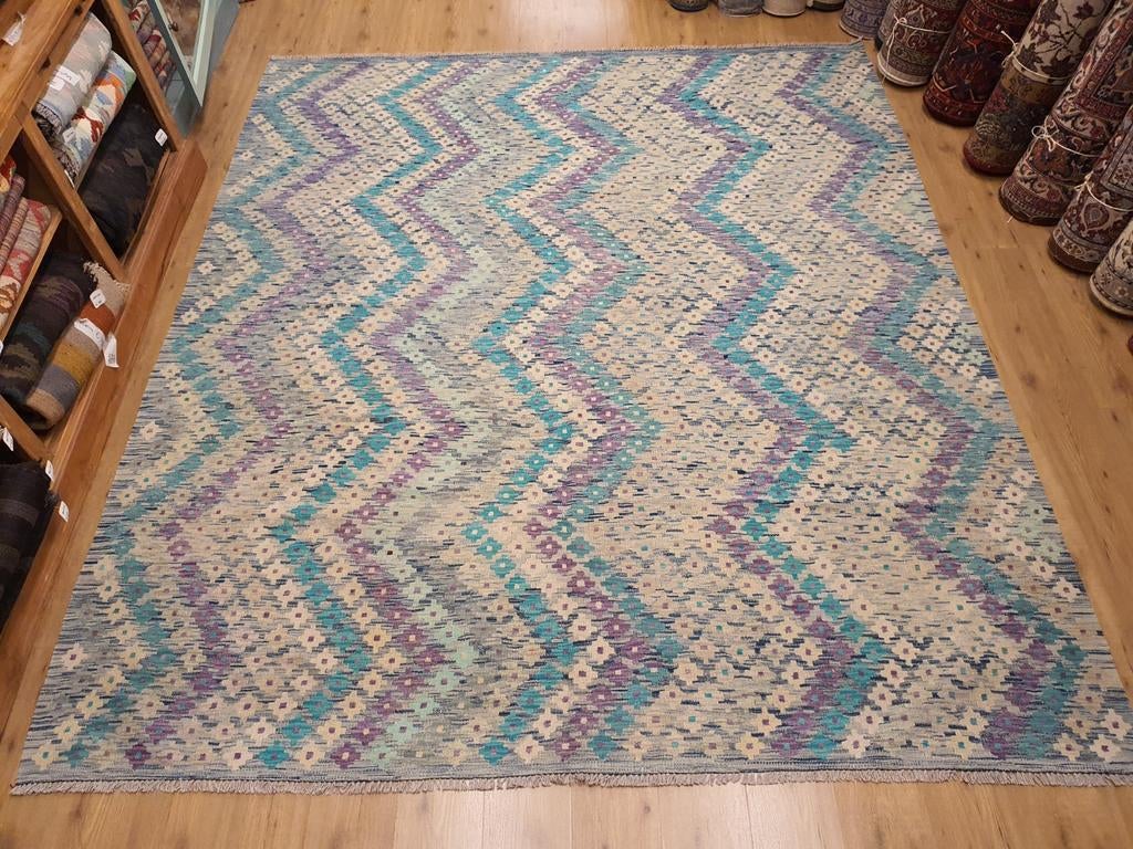 Prachtige handgeweven oosterse kelim 300x257, Info@SlatsAntiek.nl, Crème, Vof Slats Antiek, Ophalen of Verzenden