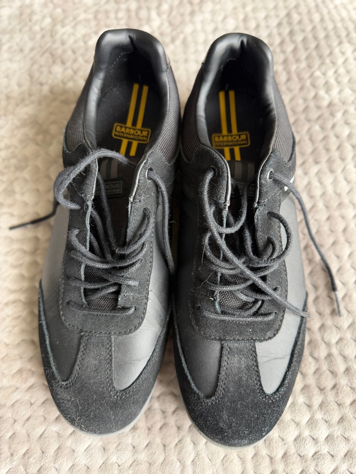 Barbour International sneakers - Maat 43, Ophalen of Verzenden, Zo goed als nieuw, Zwart, Sneakers of Gympen