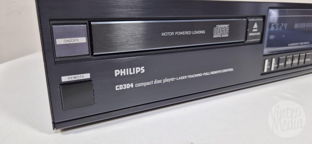 Philips CD304 CD-Speler | CD | CDM1 Laser | TDA1540 DAC, Audio, Tv en Foto, Cd-spelers, Ophalen of Verzenden, Refurbished, Philips