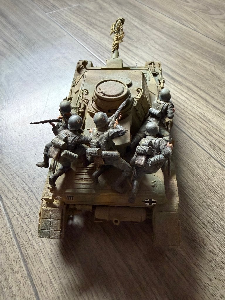 panzer kpfw. ausf. g modelbouw, Tank, Groter dan 1:32, Ophalen of Verzenden, Zo goed als nieuw