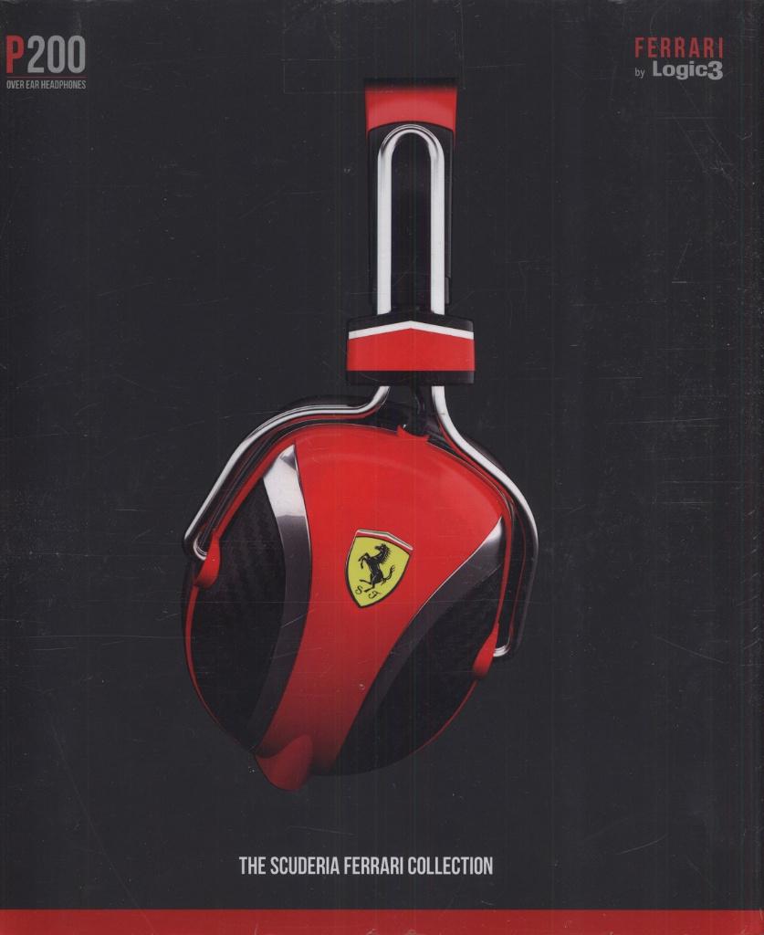 SCUDERIA FERRARI RED P200 OVER EAR GAMING HEADPHONES LOGIC3, Verzenden, Nieuw, Overige merken