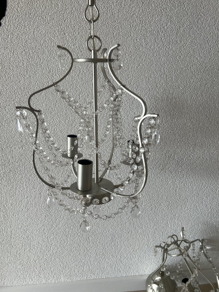 Ikea kroonluchter, Huis en Inrichting, Lampen | Kroonluchters, Ophalen, Zo goed als nieuw, E14 (klein)