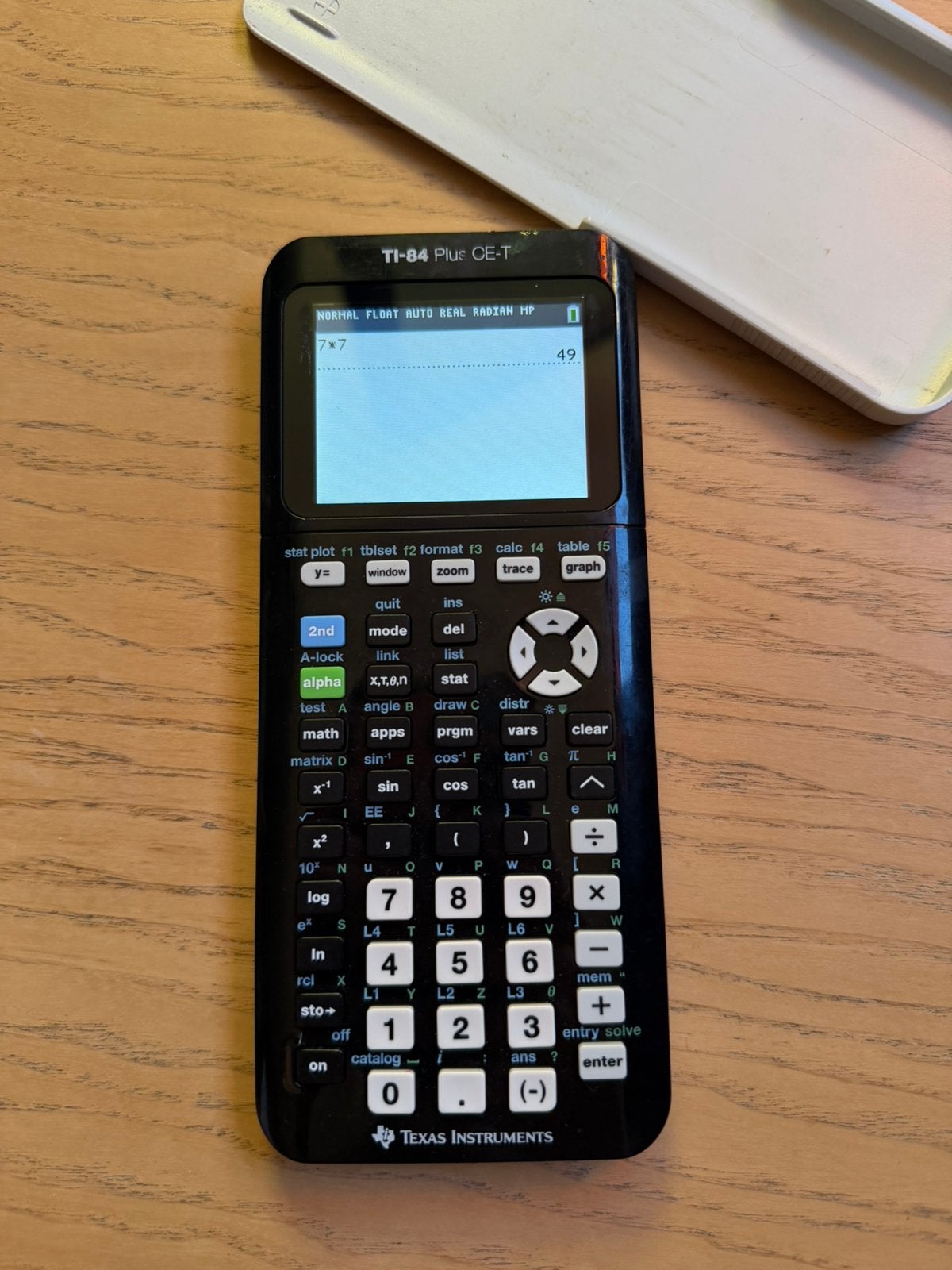 Grafische rekenmachine Texas Instruments TI-84 Plus CE-T, Ophalen of Verzenden, Grafische rekenmachine, Gebruikt