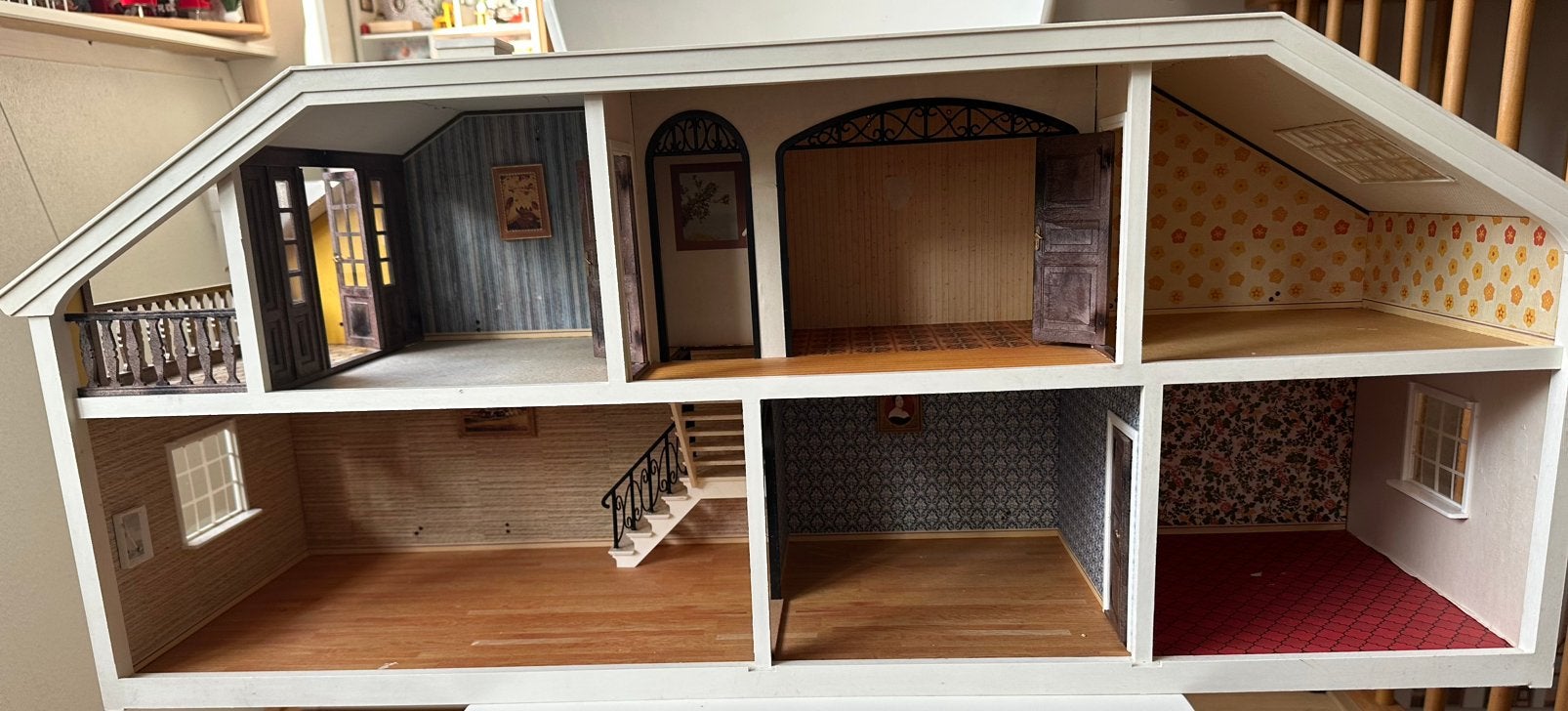 Vintage / retro poppenhuis van Lundby “ Stockholm / Dallas “, Ophalen, Zo goed als nieuw, Poppenhuis