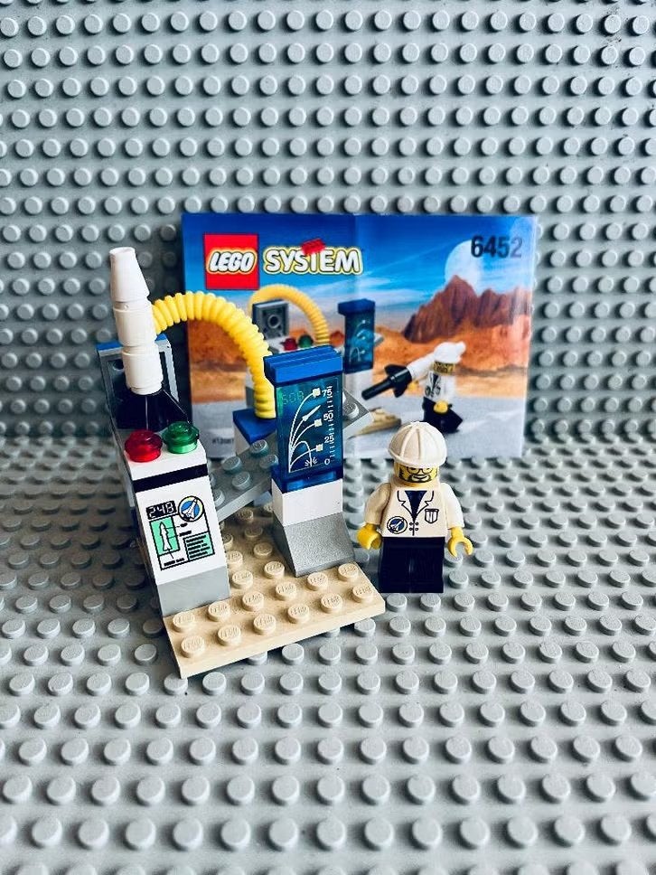 LEGO Space Port 6452 Mini Rocket Launcher, Compleet, Gebruikt, Lego, Ophalen of Verzenden
