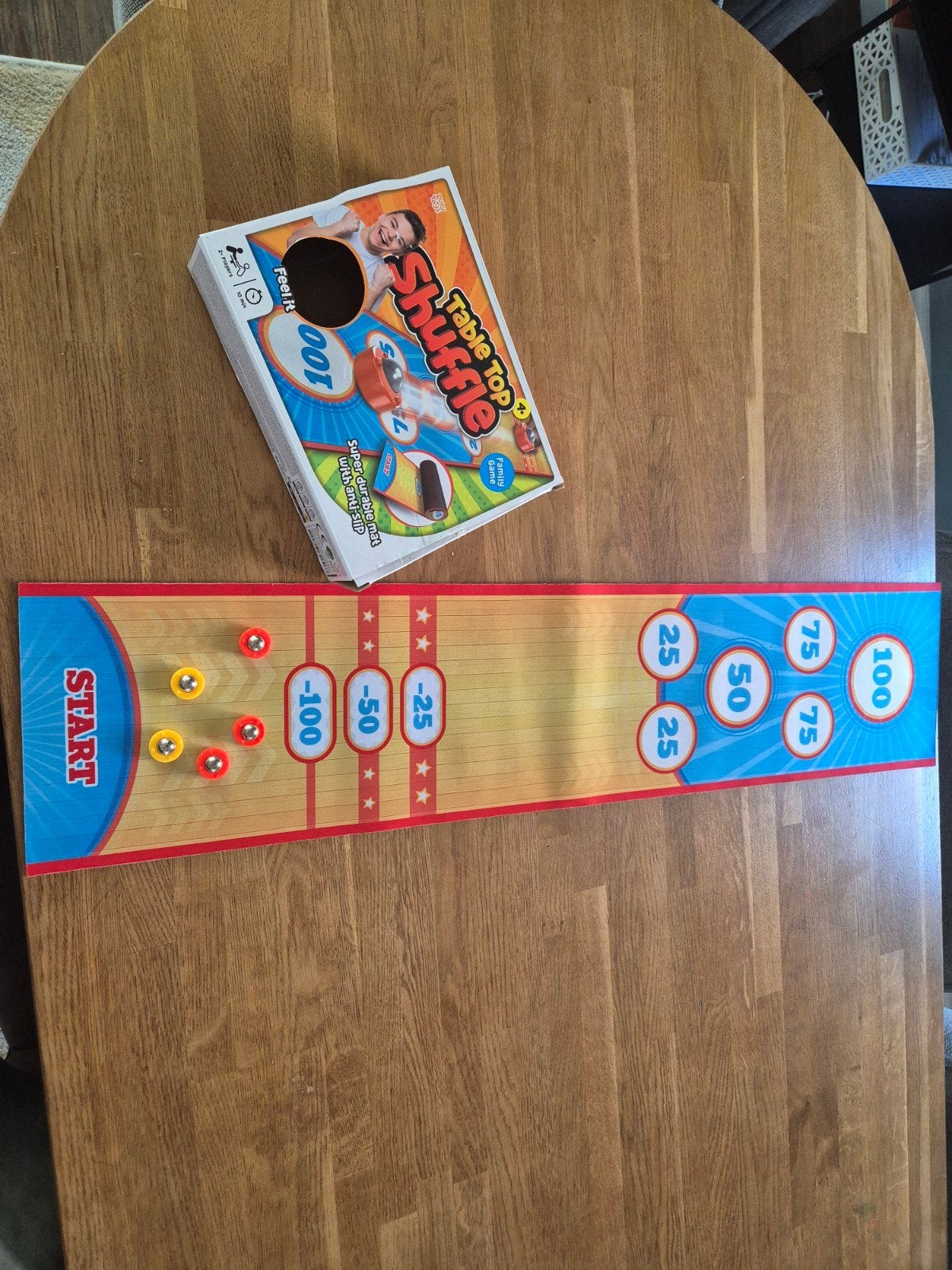 Table Top Shuffle - Leuk familiespel!, Ophalen of Verzenden, Gebruikt, Jongen of Meisje