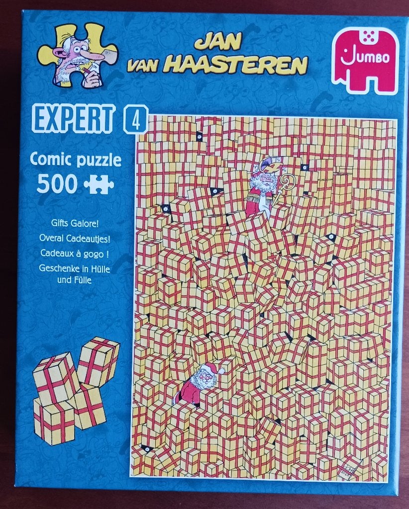 Jan van Haasteren - Overal cadeautjes, Ophalen of Verzenden, 500 t/m 1500 stukjes, Zo goed als nieuw, Legpuzzel