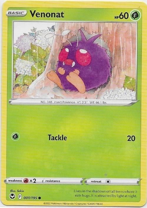Silver Tempest,  Venonat [common] 1/195, Verzenden, Nieuw, Losse kaart
