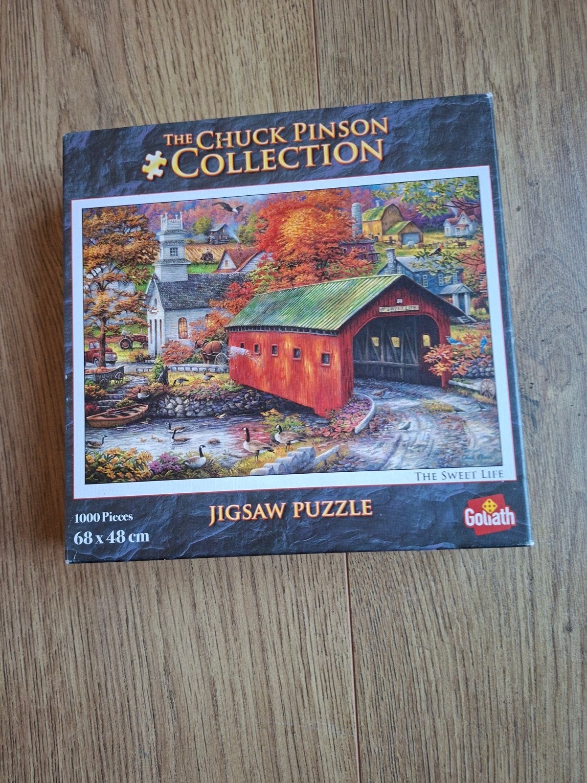 Jigsaw Puzzel The Chuck Pinson Collection 1000 stukjes, Ophalen of Verzenden, 500 t/m 1500 stukjes, Gebruikt, Legpuzzel