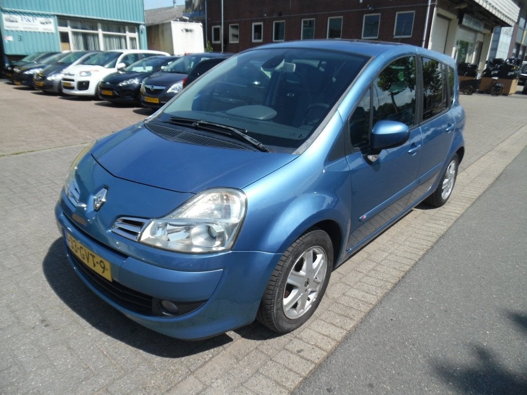 Renault Grand Modus apk 8.27 airco 1.2 TCE Dynamique, Auto's, Renault, 101 pk, Gebruikt, 4 cilinders, Blauw