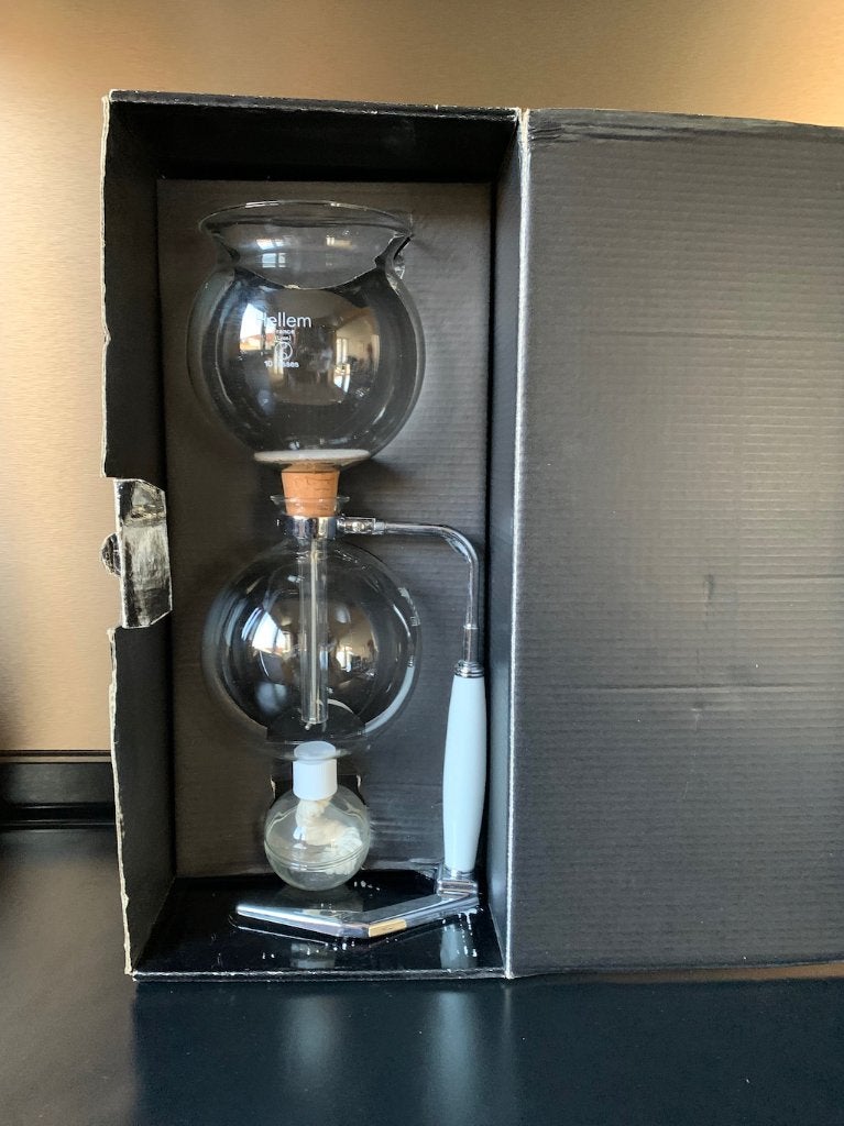 Hellem, jaren 50 koffiezet apparaat (in doos), Witgoed en Apparatuur, Afneembaar waterreservoir, Koffiemachine, Gemalen koffie