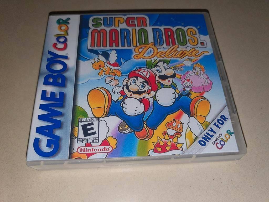 Super Mario Bros. Deluxe Game Boy Color GBC Game Case, Spelcomputers en Games, Games | Nintendo Game Boy, Avontuur en Actie, Verzenden