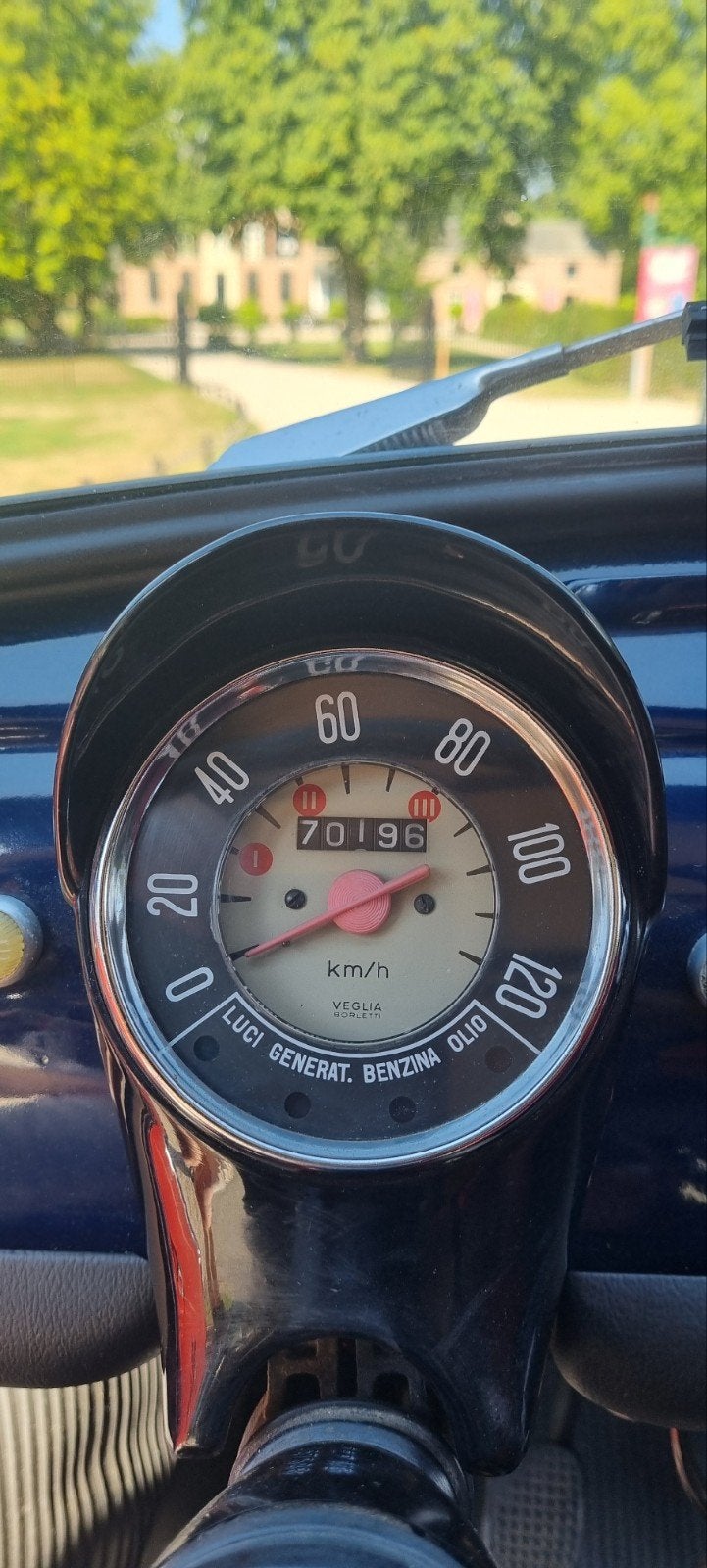FIAT 500 R. te koop zeer nette oldtimer kleur blauw, foto 12