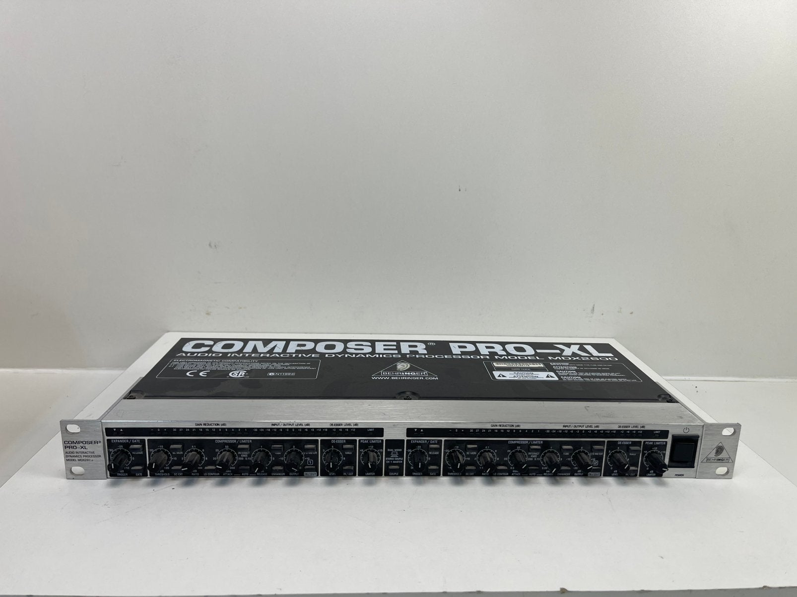 BEHRINGER COMPOSER 2 XL Compressor / Limiter Norm€159,00, Ophalen, Gebruikt, Compressor