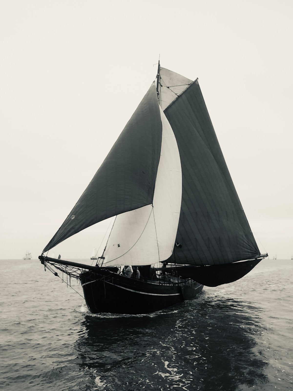 Snel zeilende klipper/ varend woonschip, Watersport en Boten, Ophalen, Gebruikt, Diesel