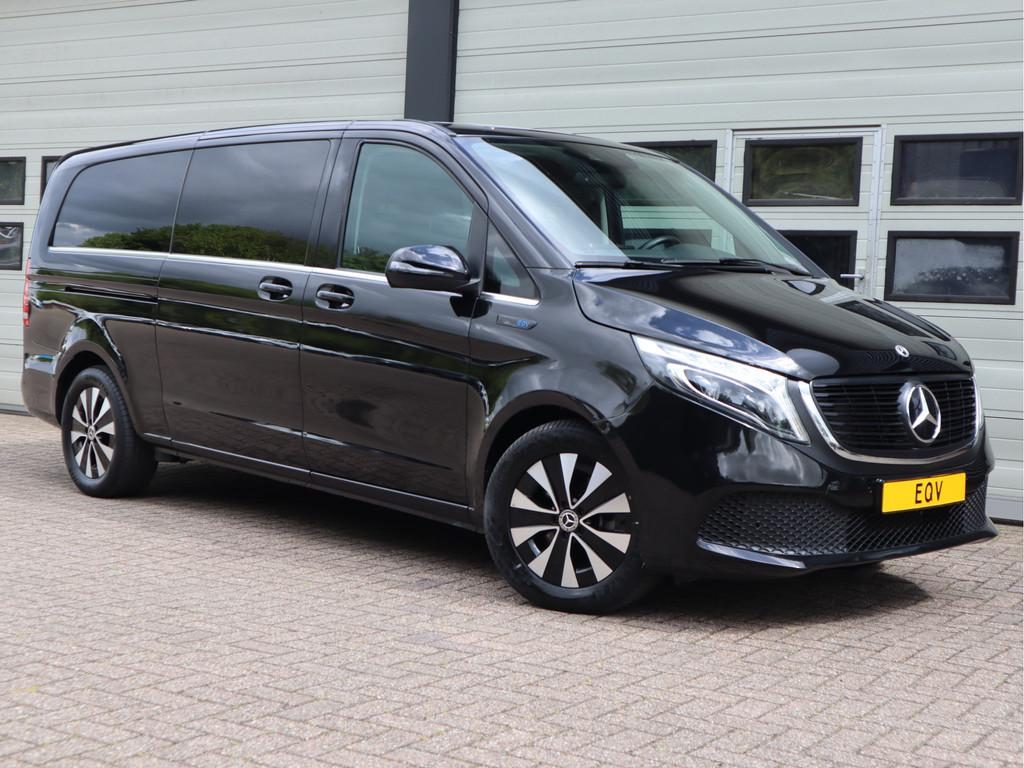 Mercedes-Benz EQV 300 90kWh L3 Extra lang - 8 Persoons - Led, Auto's, Gebruikt, Zwart, Automatische klimaatregeling, 2500 kg