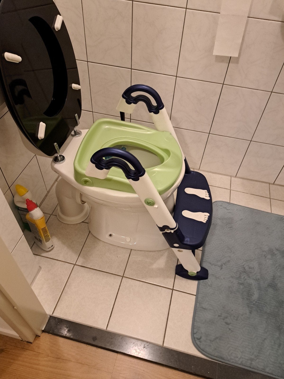 Potje en wc-verkleiner voor kinderen potje maakt doorspoelge, Ophalen, Gebruikt