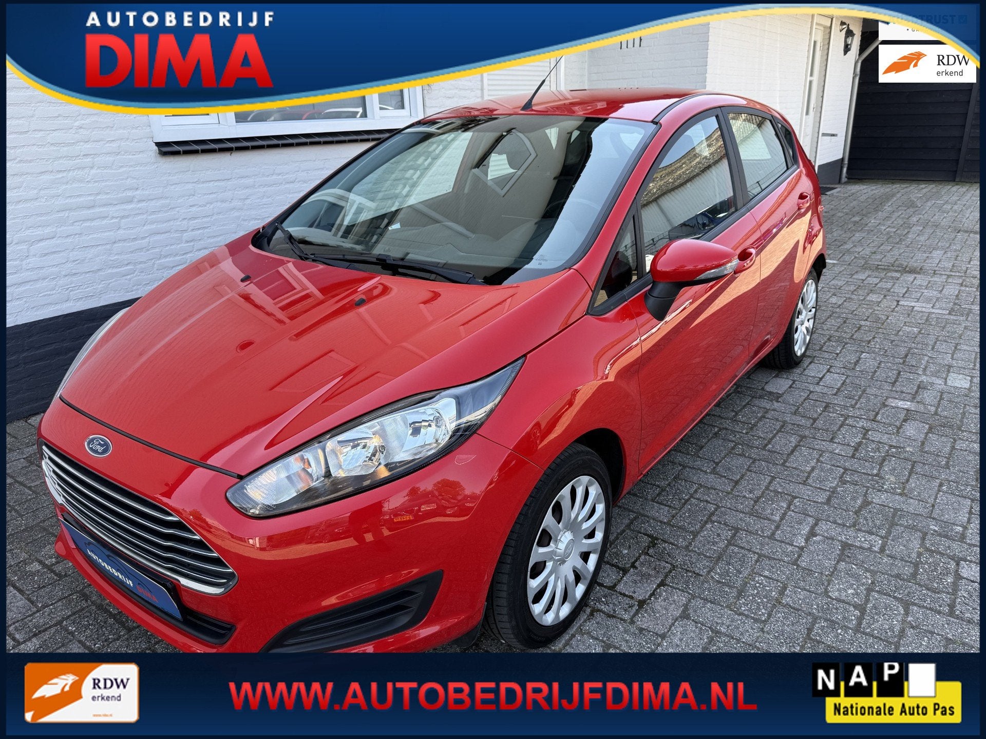 Ford Fiesta 1.25/ Airco/ 5 drs, Auto's, Voorwielaandrijving, Stof, Gebruikt, 1242 cc