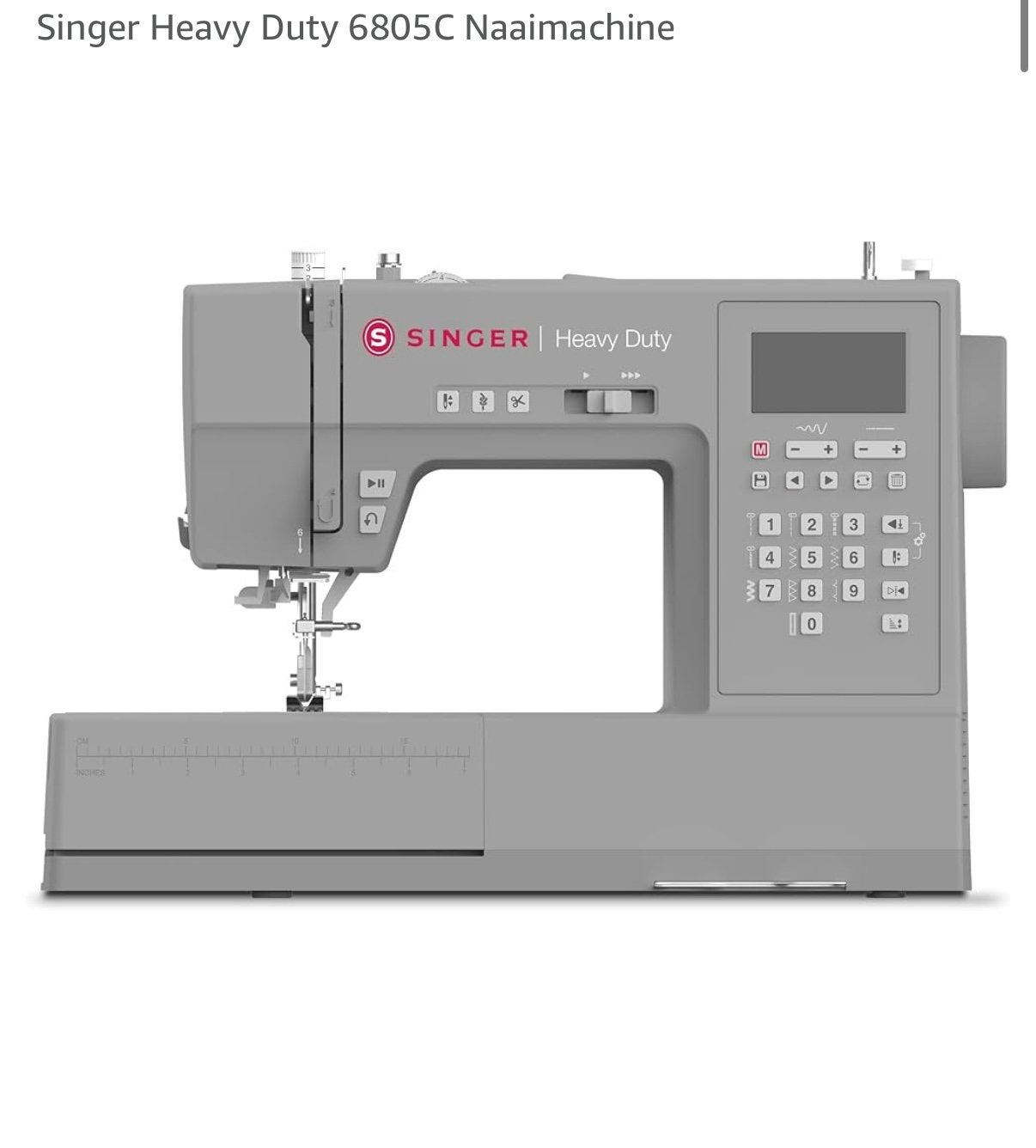 Gloednieuwe ongeopend Singer Heavy Duty 6805C Naaimachine, Ophalen of Verzenden, Nieuw, Naaimachine, Singer