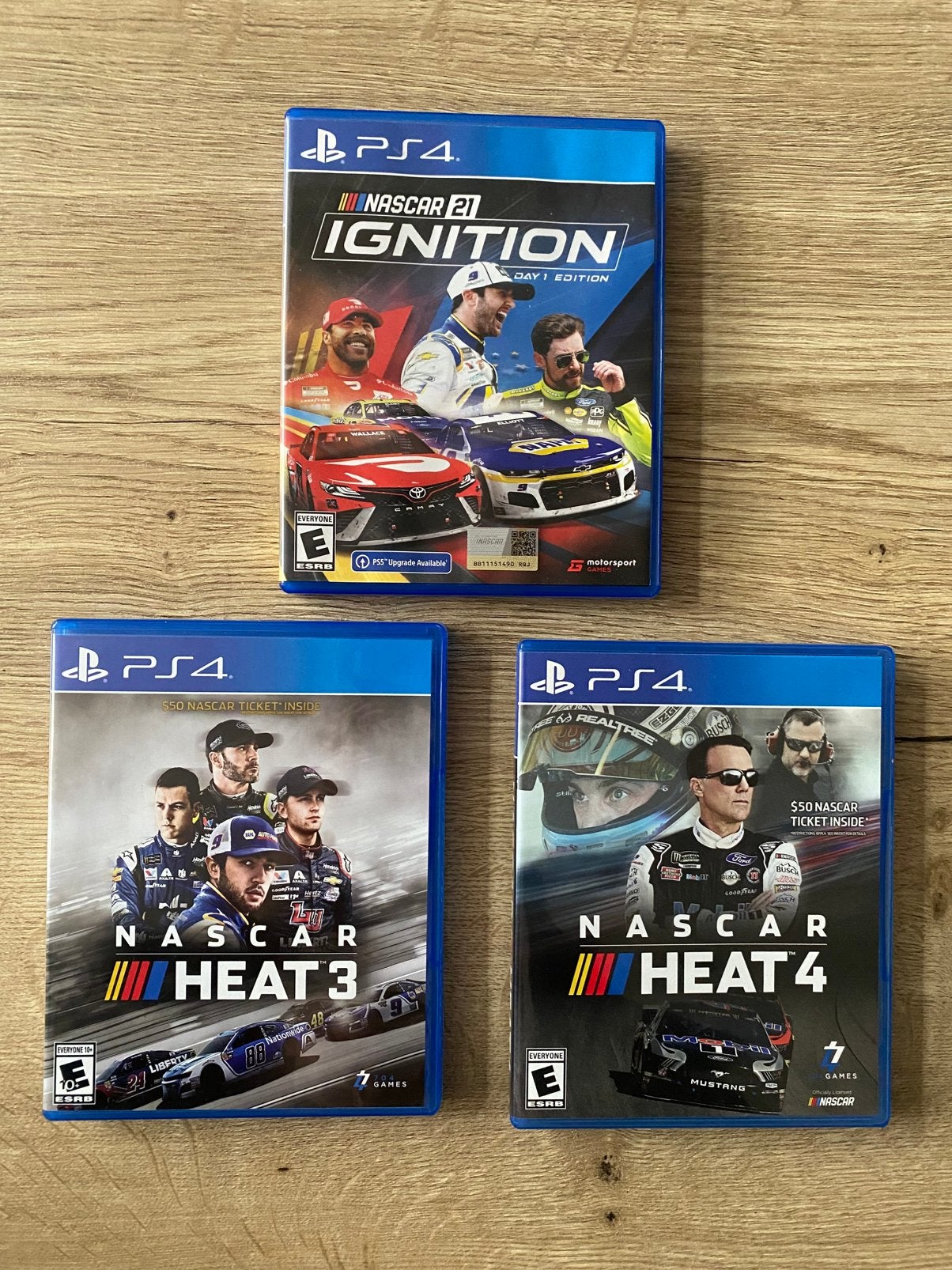 NASCAR PS4 Games Set – Heat 3, Heat 4 & Ignition – 3 stuks (m2455593296 ...