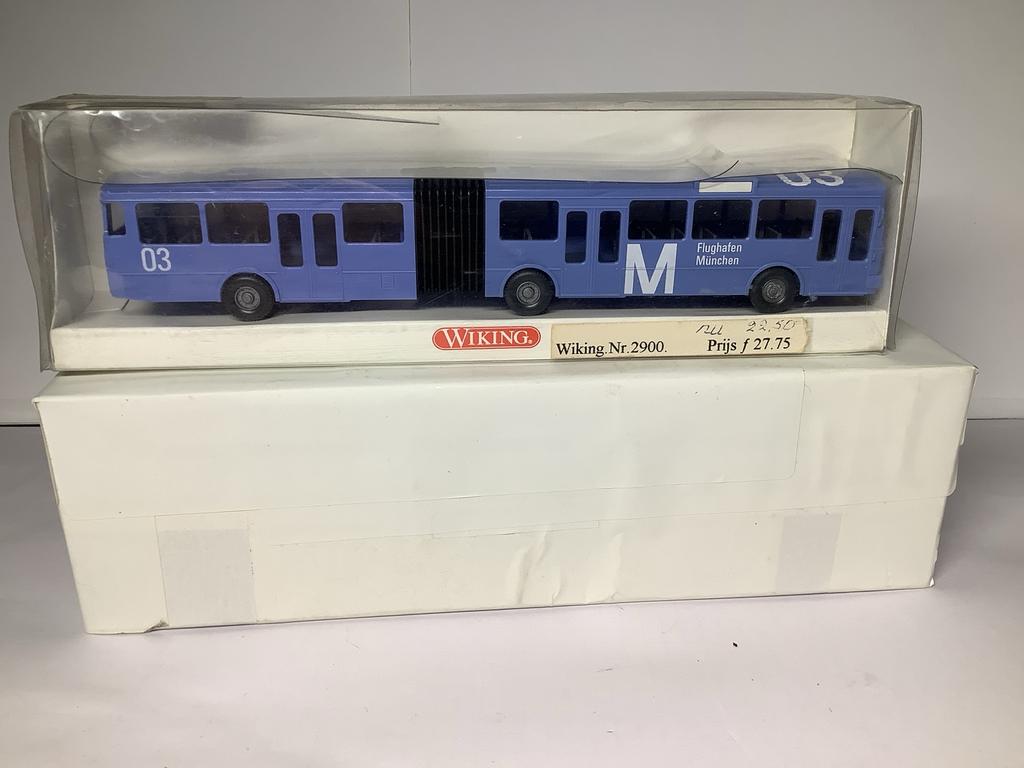 Wiking Schub-Gelenkbus MB O 305 G Flughafen München, Ophalen of Verzenden, Nieuw, Bus of Vrachtwagen, Wiking