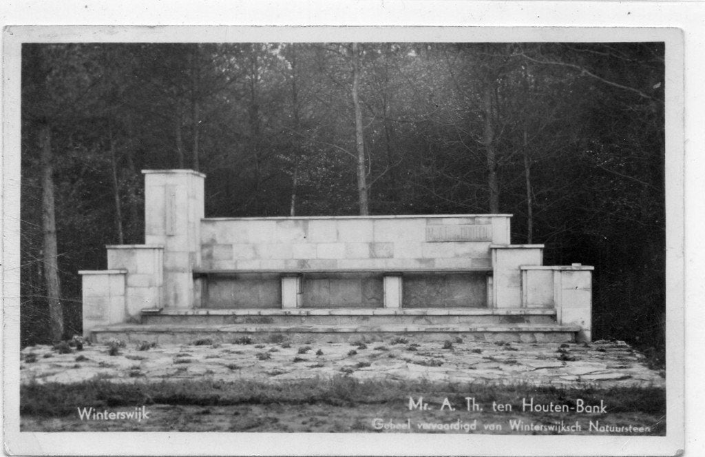 Winterswijk  ten Houten Bank, Ophalen of Verzenden, 1920 tot 1940, Gelopen, Gelderland