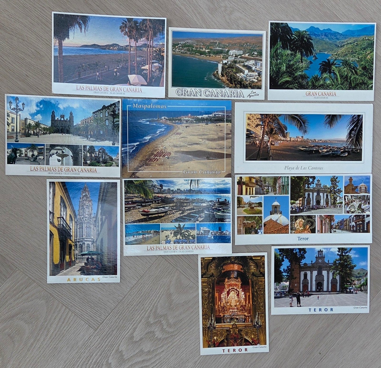 11x ansichtkaart Gran Canaria, Verzamelen, Ophalen of Verzenden, 1980 tot heden, Spanje
