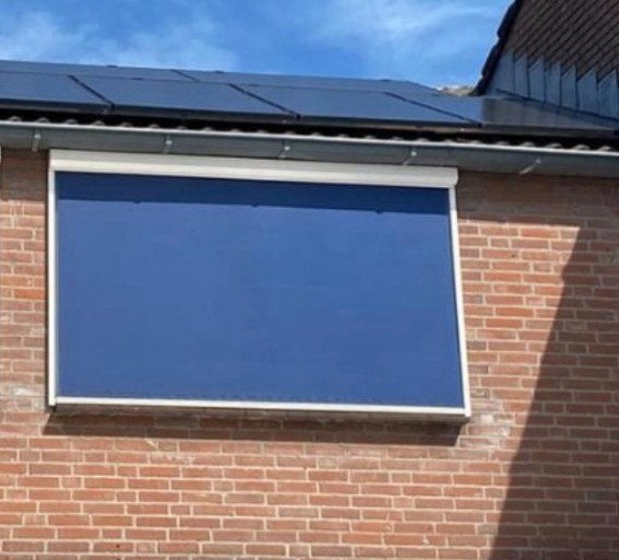 Screen zonwering elektrisch, Ophalen