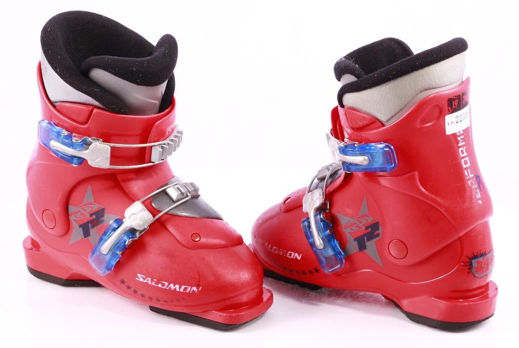29 30 33 34 EU kinder skischoenen SALOMON PERFORMA T2, Gebruikt, 100 tot 140 cm, Schoenen, Carve