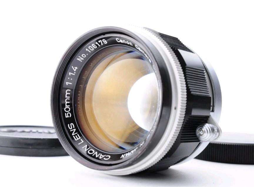 Canon Lens 50mm f/1.4  Leica L ltm l39, Audio, Tv en Foto, Fotografie | Lenzen en Objectieven, Ophalen of Verzenden, Refurbished